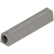 TIP-ON for doors - depth adjustable Adapter plates In-line R7036 Platinum-Grey