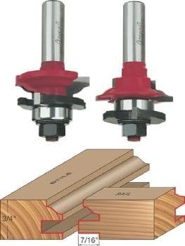 Male/Female Complementary Router Bit Set