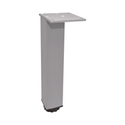 FURNITURE LEG SQUARE 6" ALUMINUM