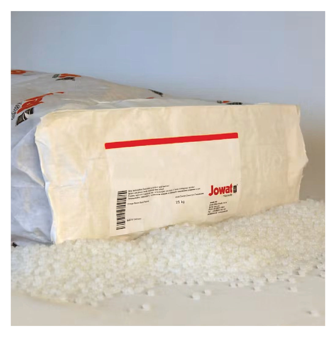 ADHESIVE JOWAT JOWATHERM 280.90 EVA HOTMELT HIGH VISCOSITY CLEAR 190?210Â°C GRANULAR 44LB BAG