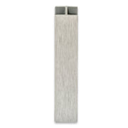 TOE KICK STRAIGHT JOINT VOLPATO FOR H150 5.90" ANODIZED BRUSHED ALUMINUM
