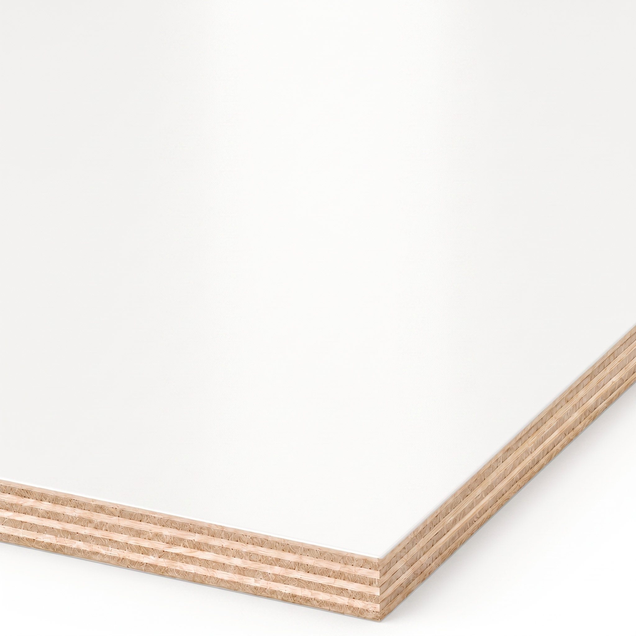 Birch plywood 12mm white painted