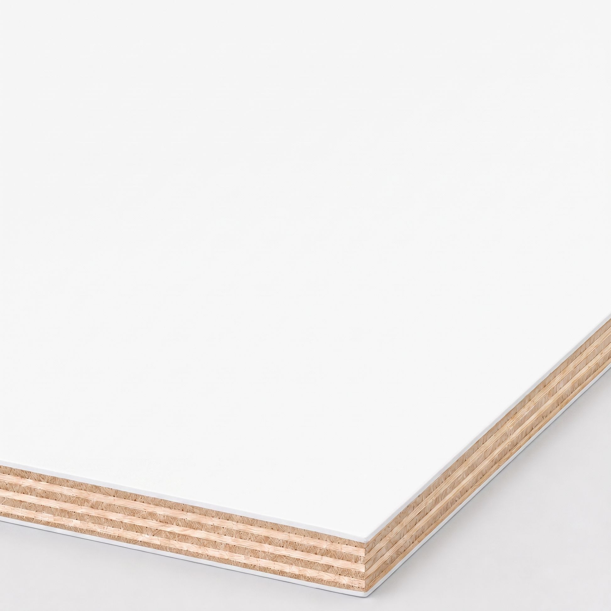 Birch plywood 3/4 primed white 2 sides