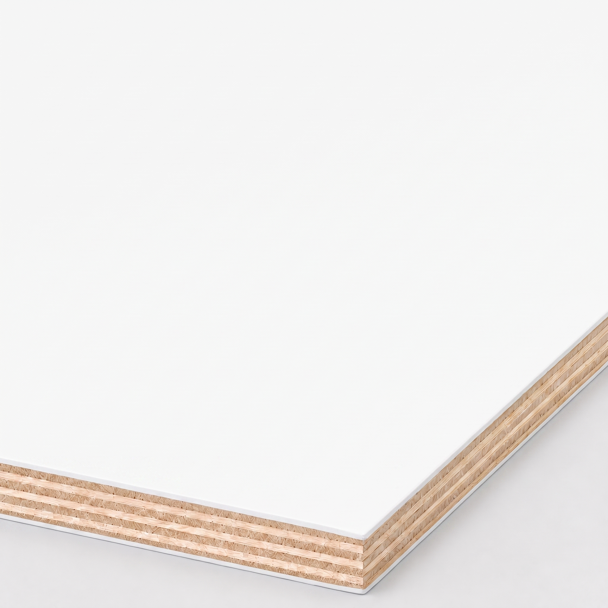 Birch plywood 3/4 primed white 2 sides
