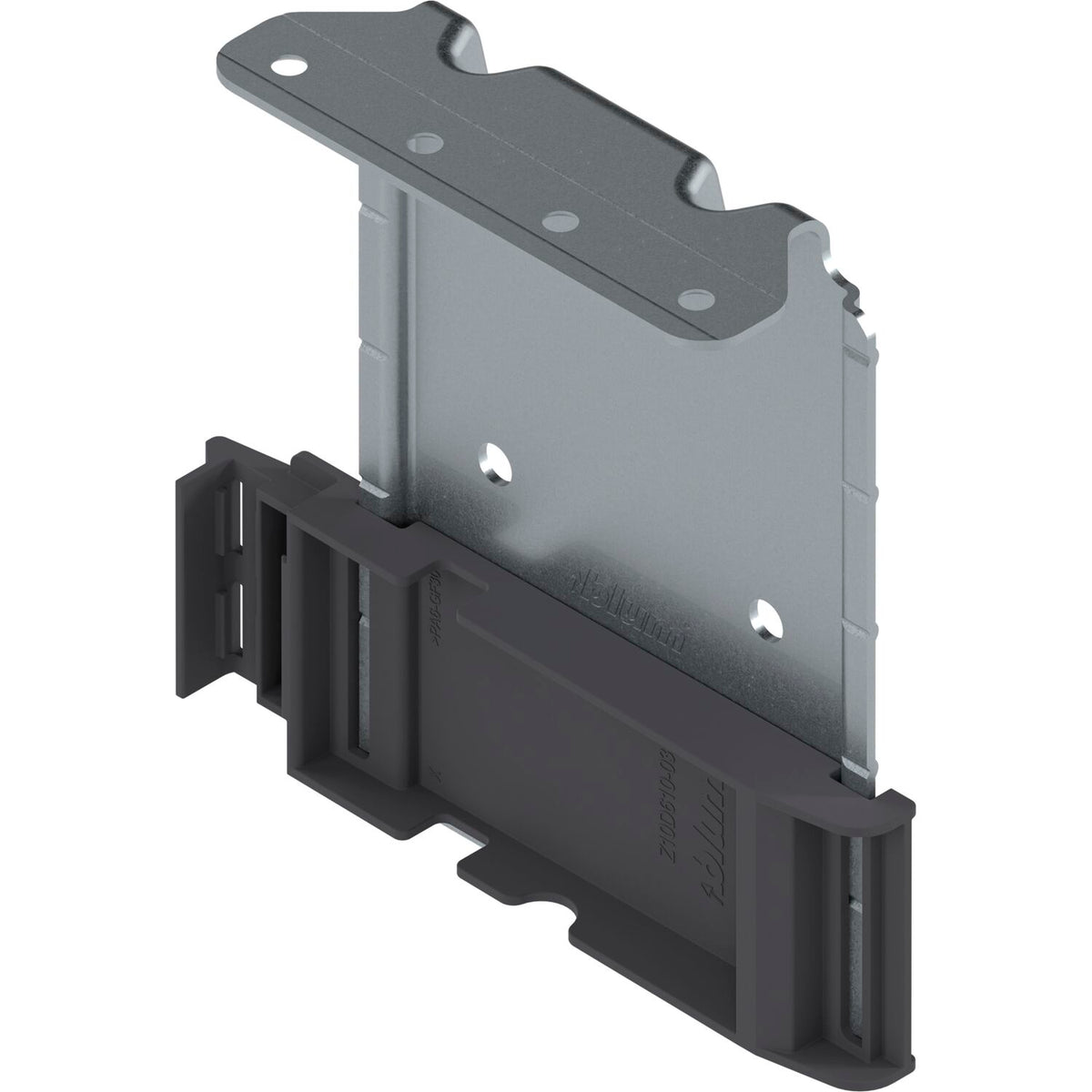 SERVO-DRIVE mounting components Adapt. top R737Dustgrey/Galvanz — BLUM Z10D6252