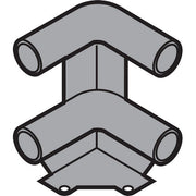 METABOX Corner posts for pull-out shelves Double White — BLUM ZTU.00Z0
