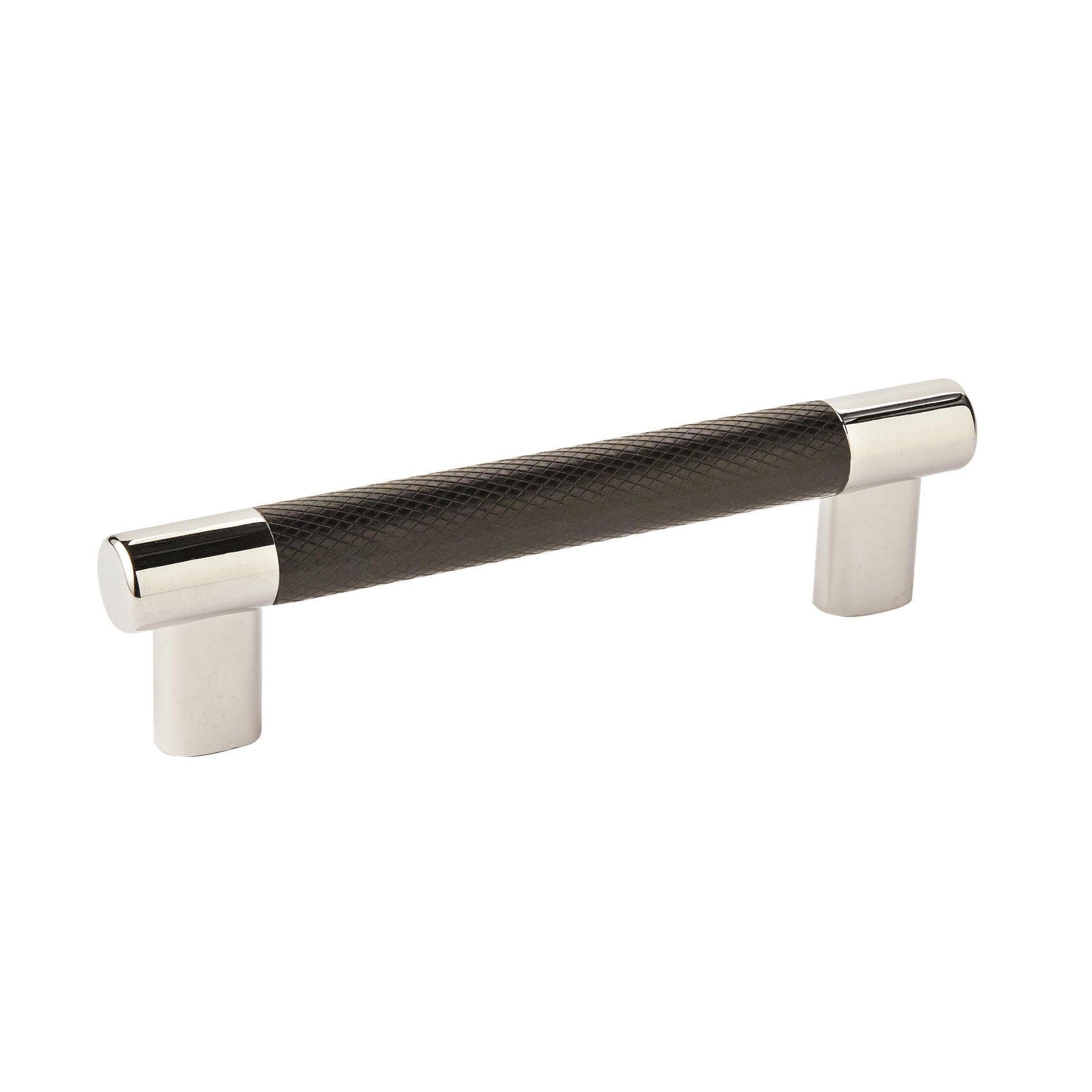 Pull Polished Nickel/Black Bronze 11/16(17) L X 3/8(10) W
