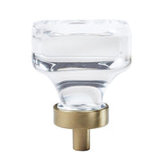 Knob Clear/Golden Champagne 3/4(19) DIA