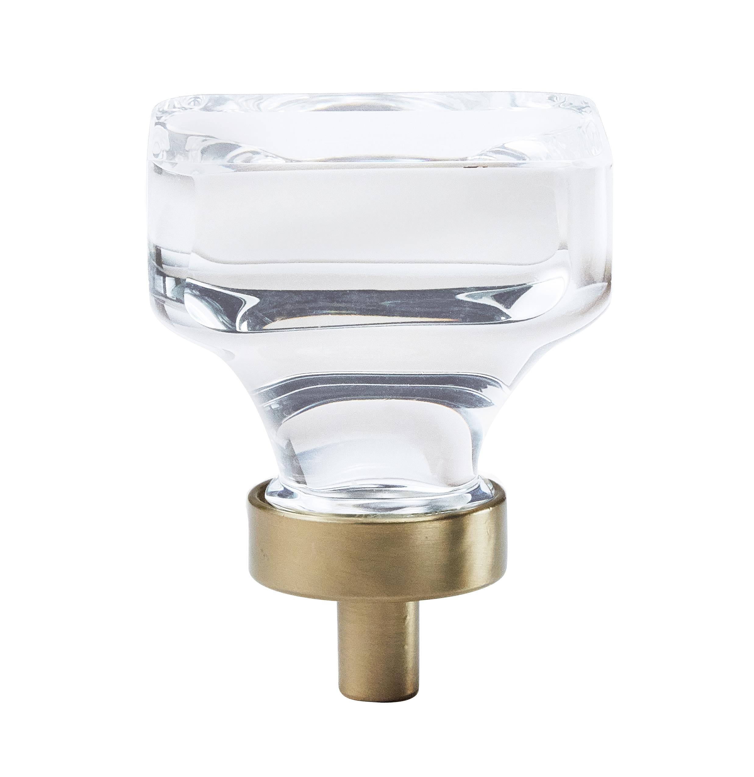 Knob Clear/Golden Champagne 3/4(19) DIA