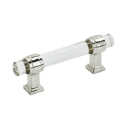 Pulls Clear/Polished Nickel 5/8(16) L X 5/8(16) W