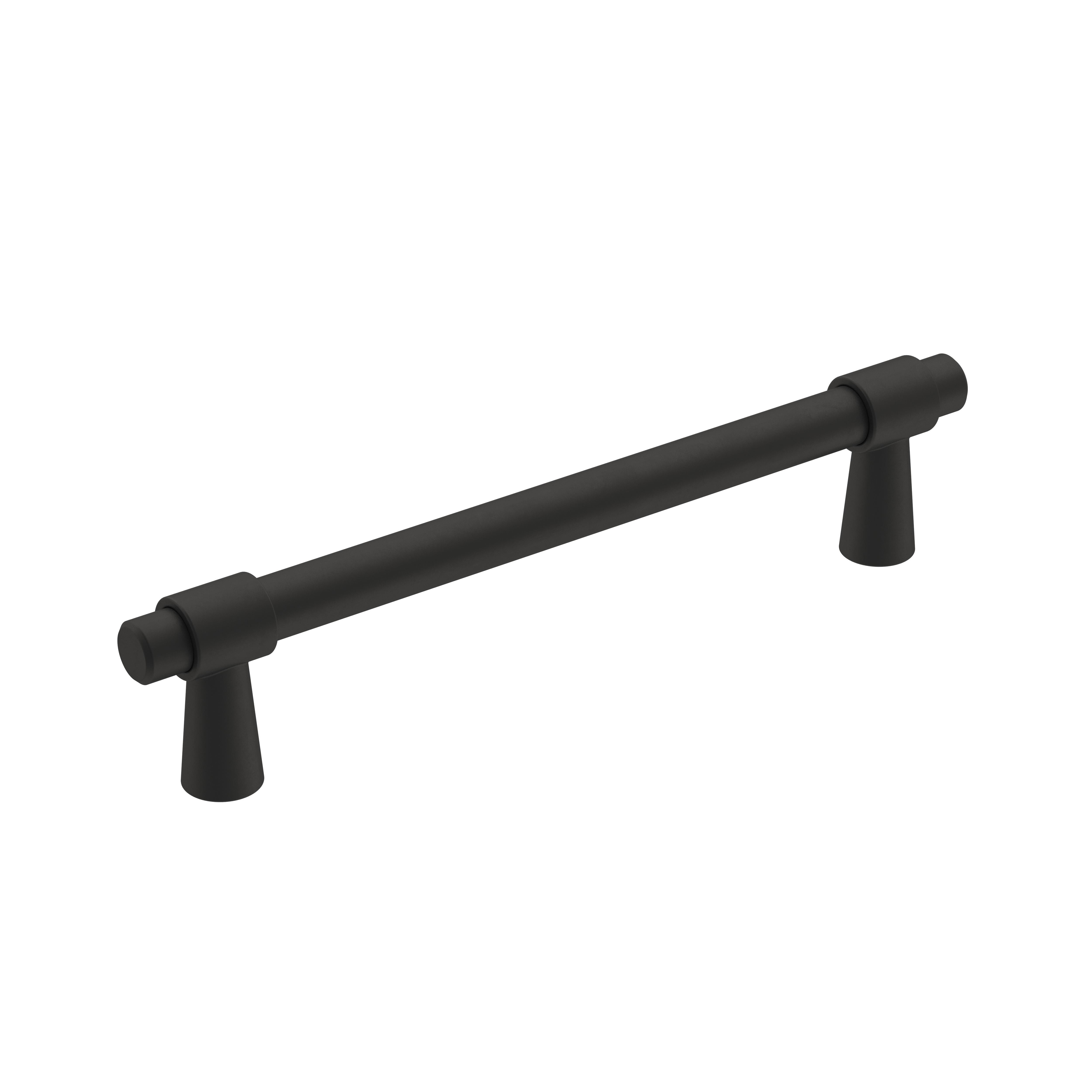 Pull Matte Black/Polished Chrome 1/2(13) DIA