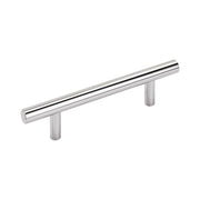 Amerock Bar Pulls 3-3/4(96) Inch Center to Center Handle Cabinet Pulls Polished Chrome
