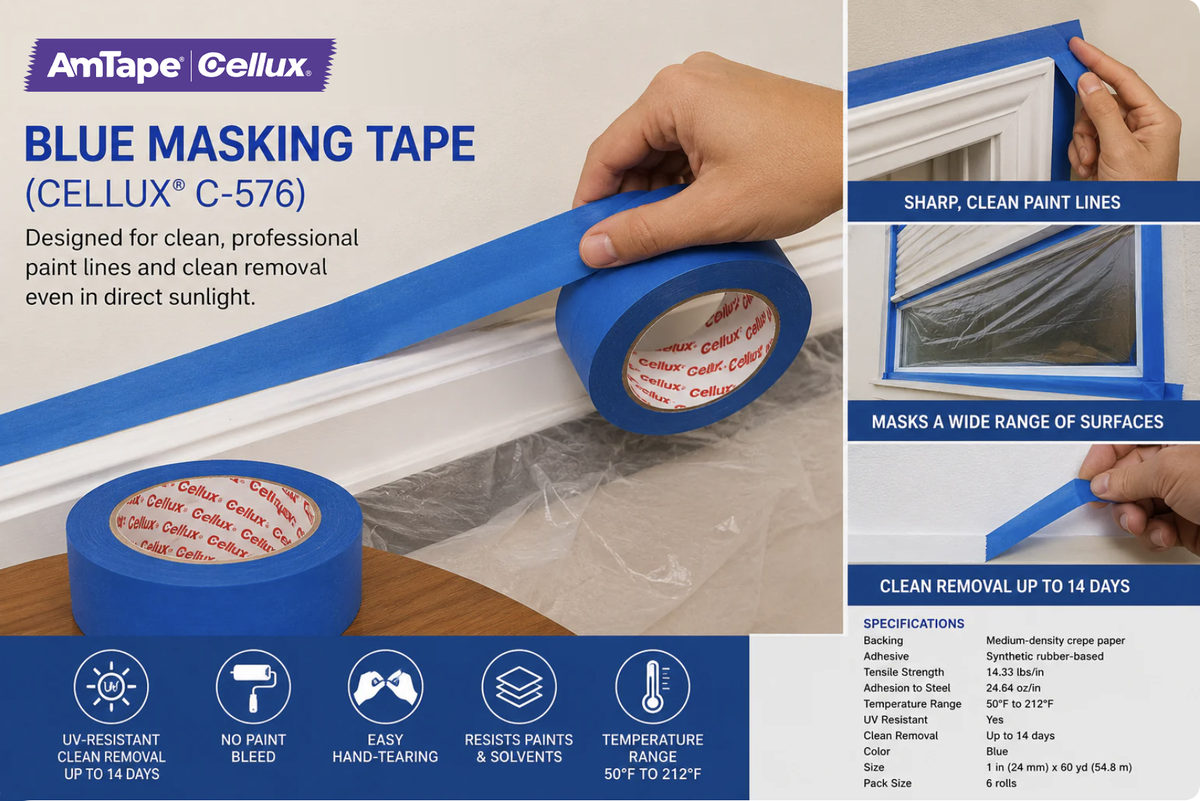 AmTape Blue Masking Tape