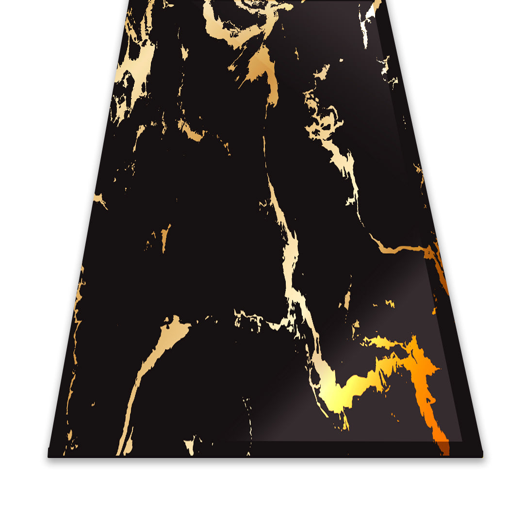 PVC WALL PANEL DECORATIVE MARBLE SHEET 4 X 8 FT - BLACK GOLD – Imeca.com