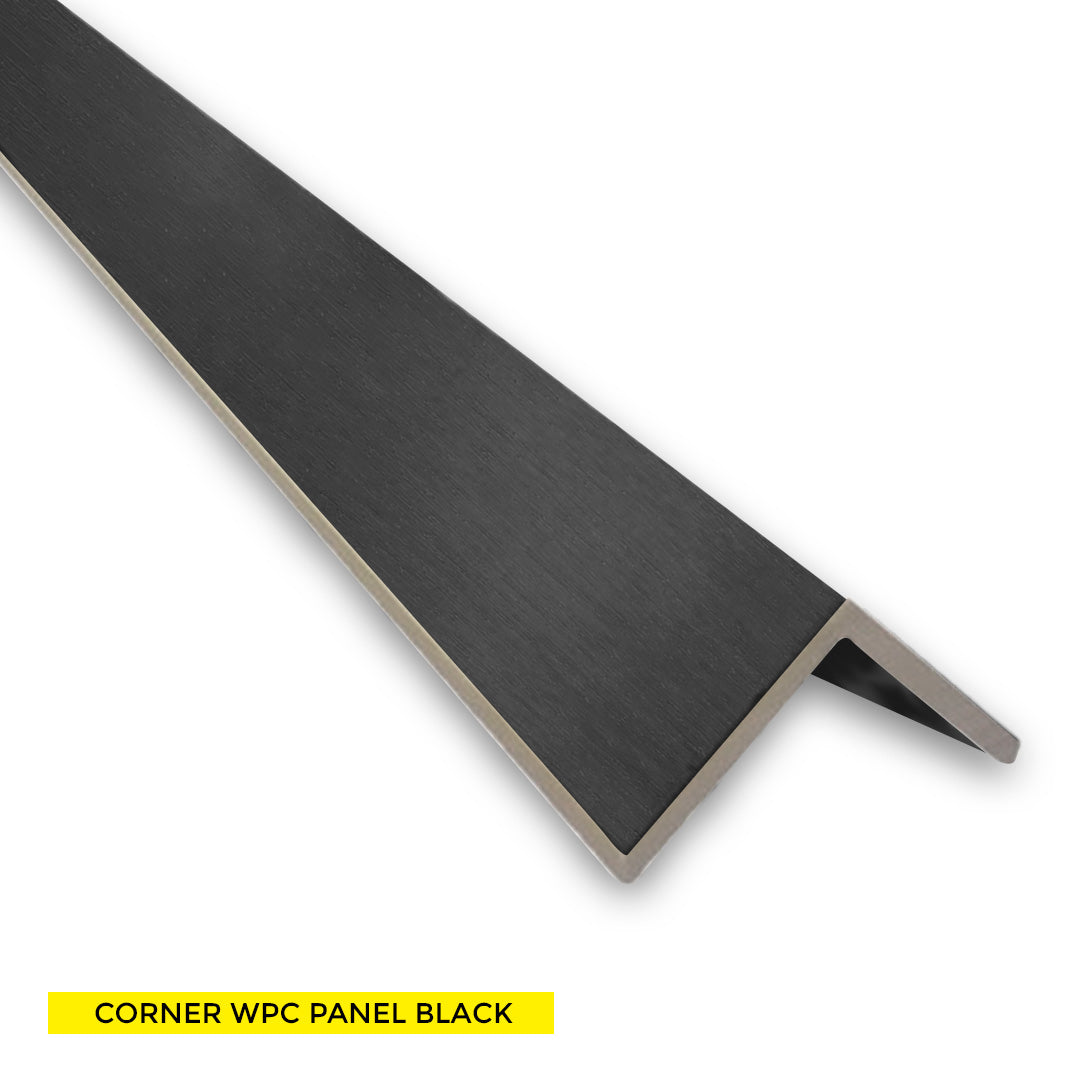 WPC OUTER END CORNER BLACK 114.17"