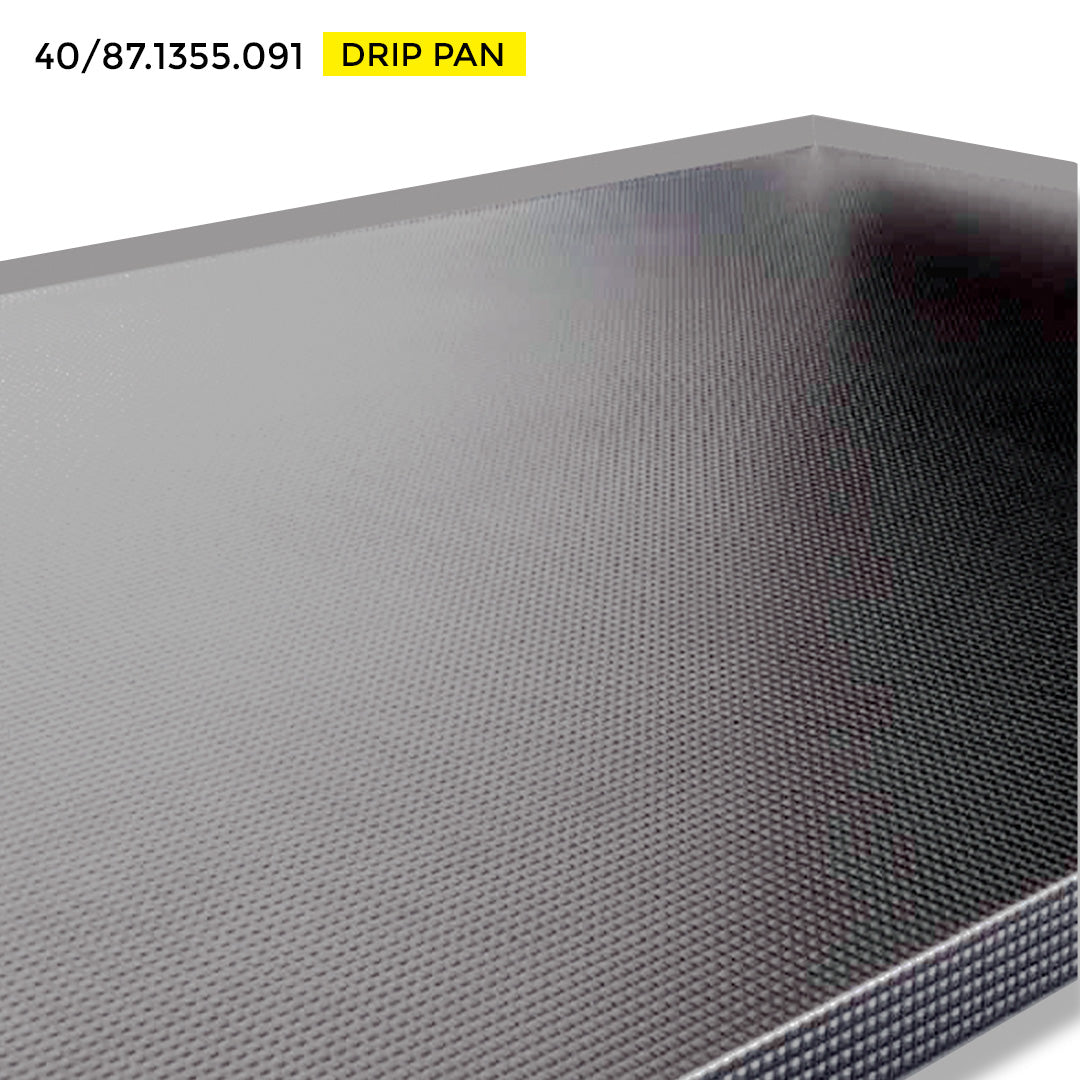 DRIP SHIELD VOLPATO 34.5" W X 23.25" D EMBOSSED ALUMINUM WITH SIDE GASKETS