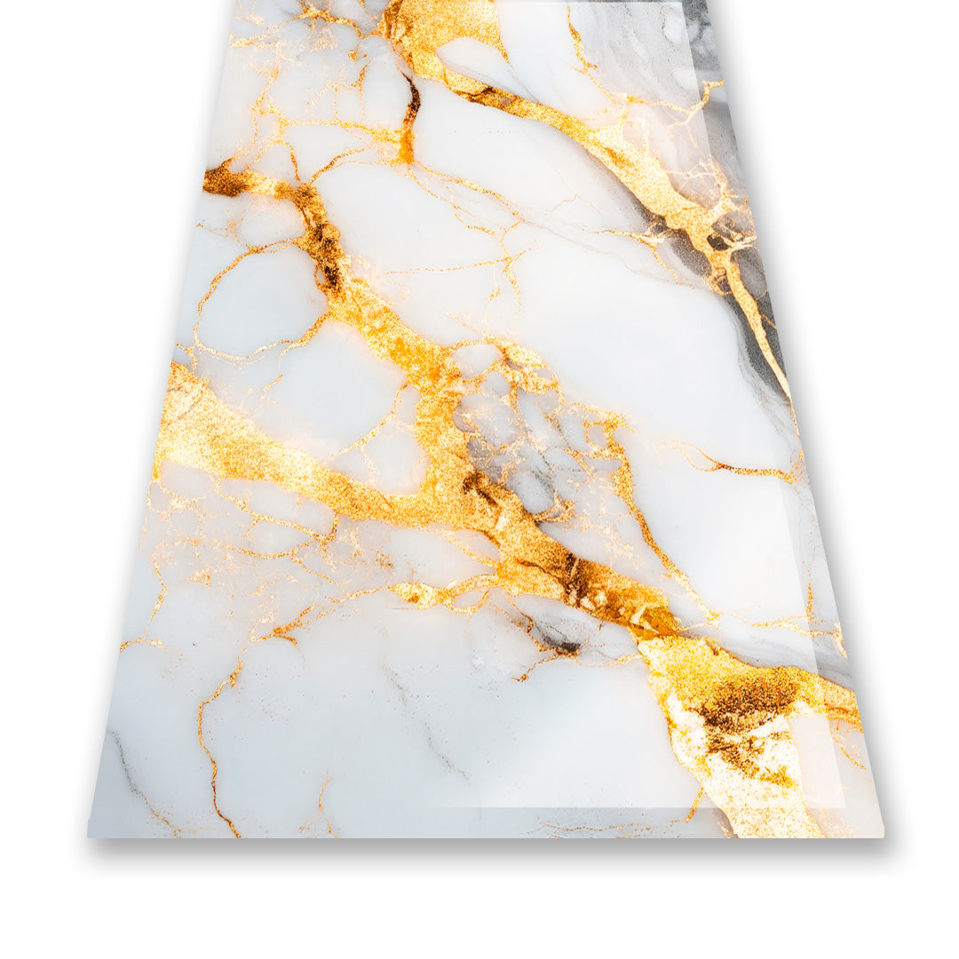 PVC WALL PANEL DECORATIVE MARBLE SHEET 4 X 8 FT  - GREY GOLD