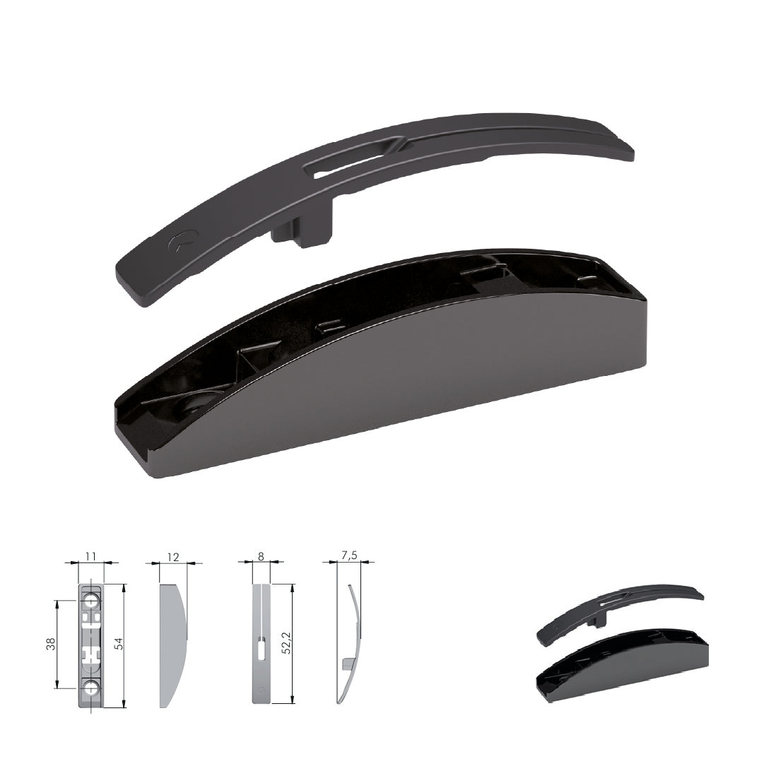DROP DOWN SYSTEM ITALIANA FERRAMENTA KIARO EASY STRONG 14.3 LB CAPACITY ANTHRACITE