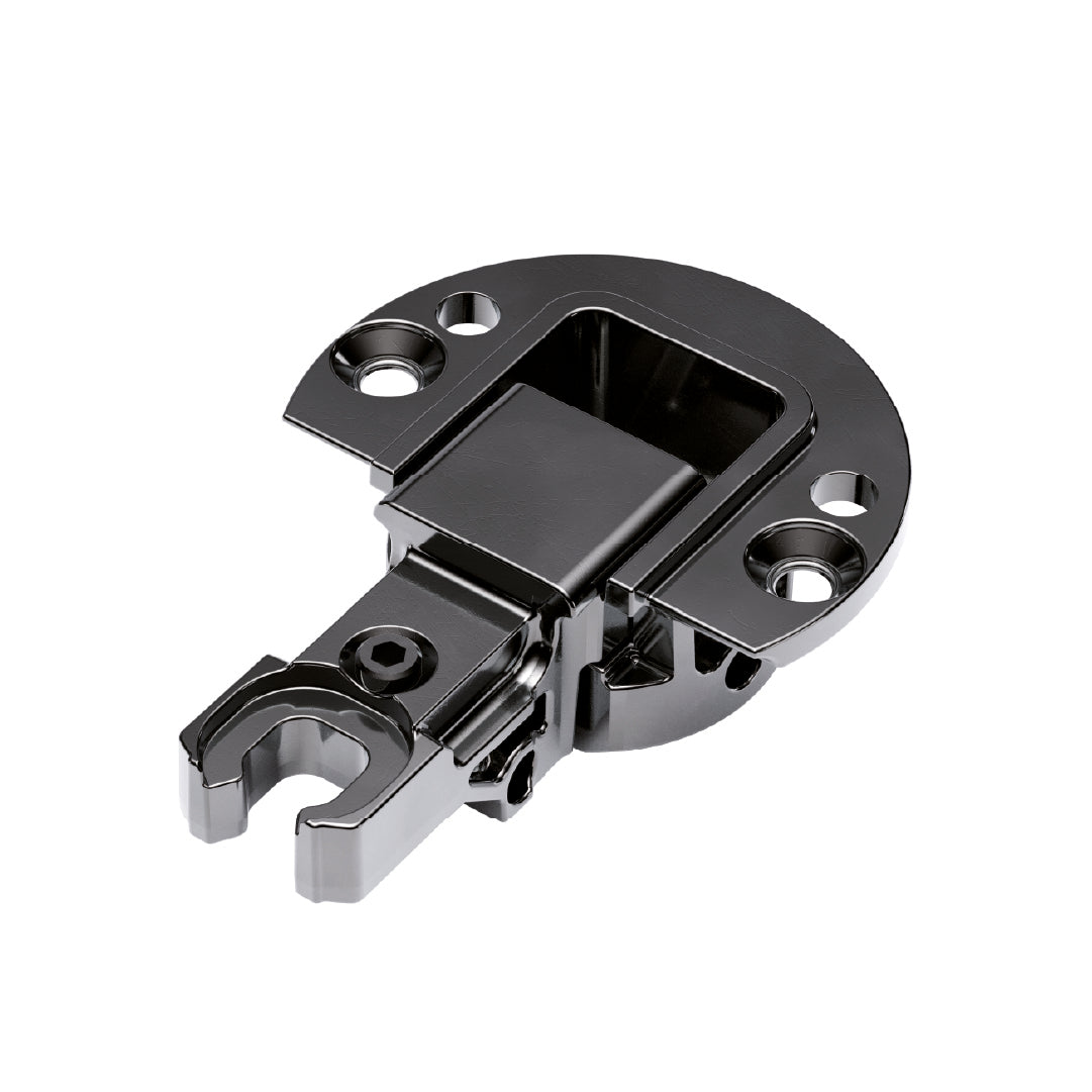 HINGE KIMANA SKIN ITALIANA FERRAMENTA FREE SWING FOR 18MM PANEL DOUBLE DRILL Ã˜40X2.5MM Ã˜26X15MM ANTHRACITE