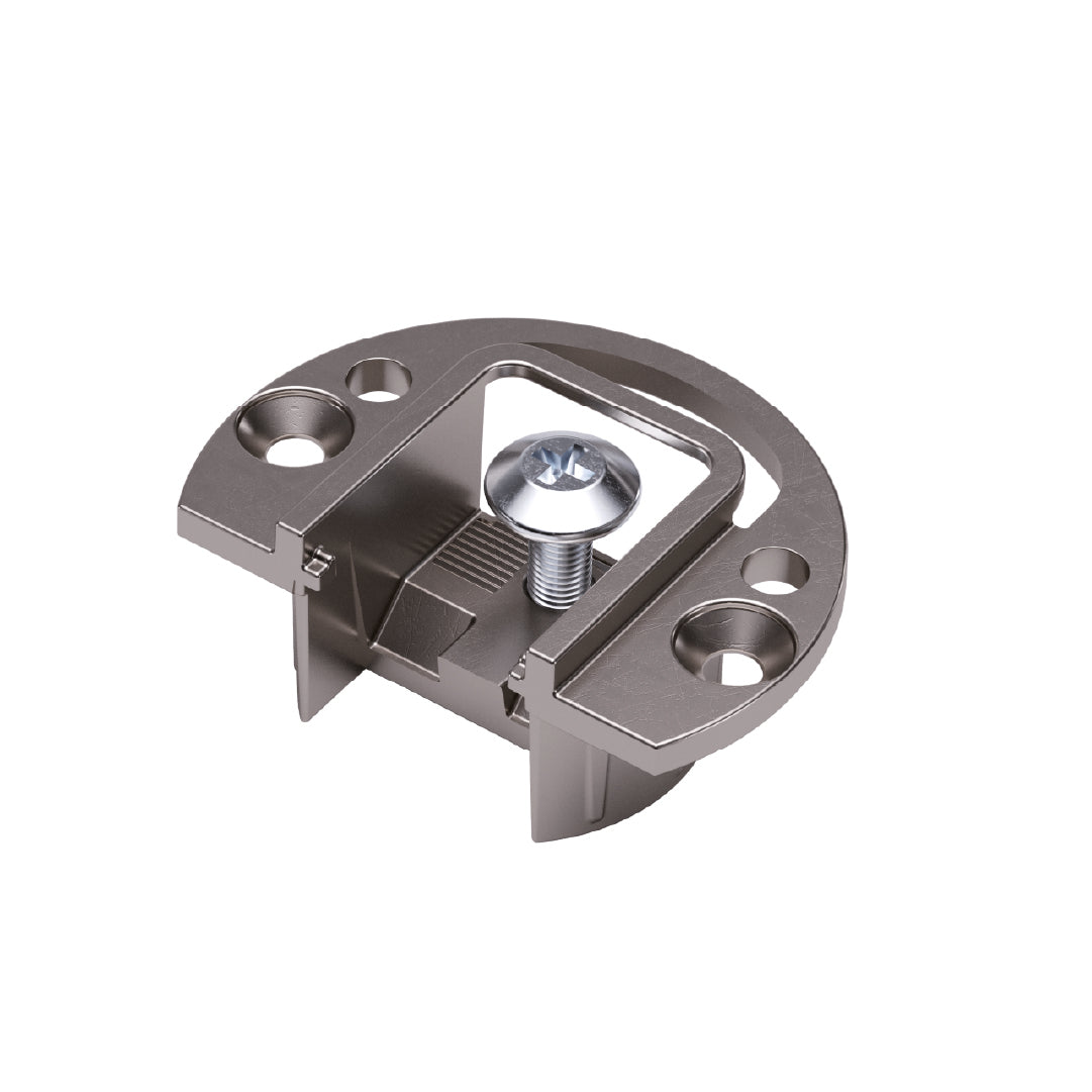 HINGE KIMANA SKIN ITALIANA FERRAMENTA FREE SWING FOR 18MM PANEL DOUBLE DRILL Ã˜40X2.5MM Ã˜26X15MM WHITE
