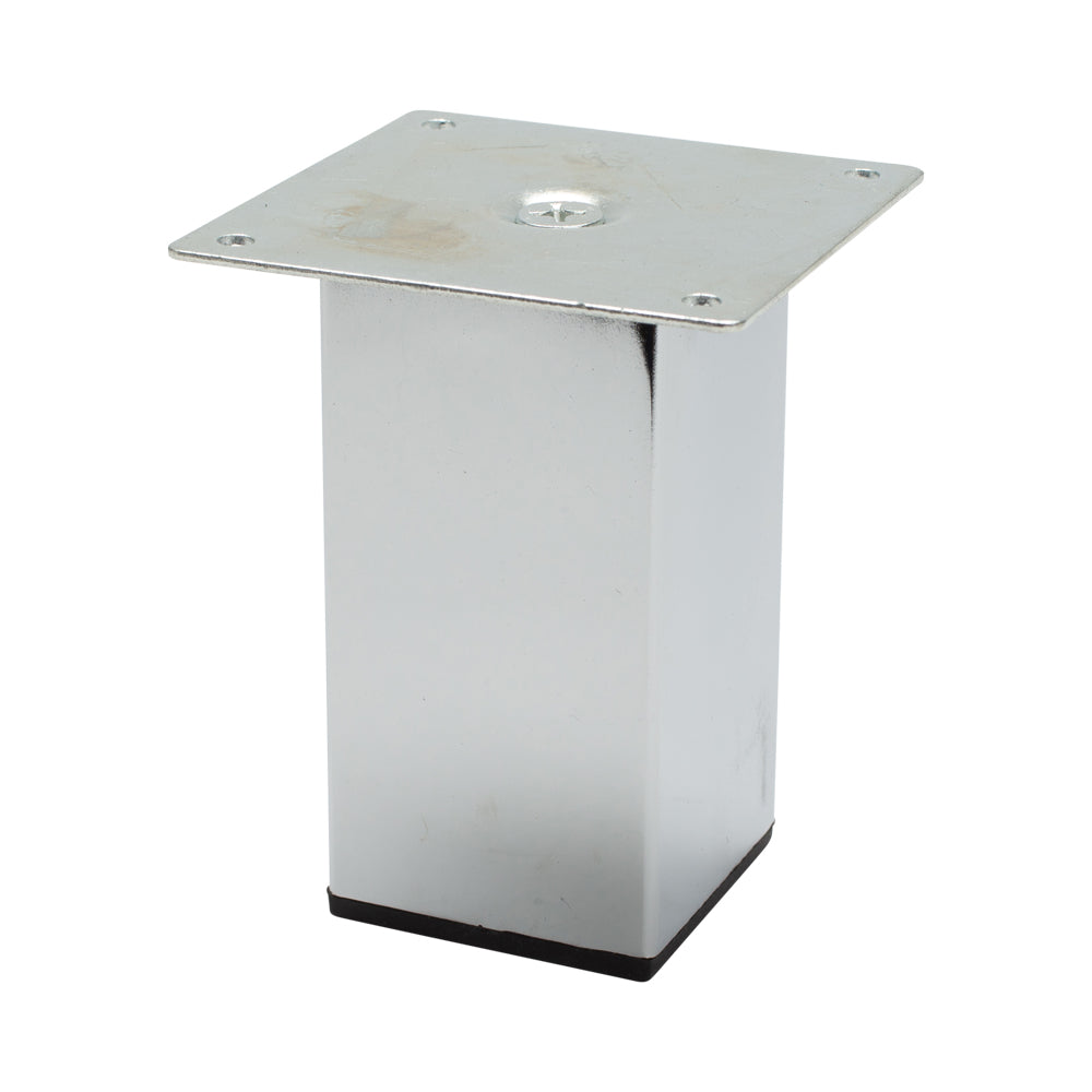 FURNITURE LEG SQUARE 8" TUBE 50MM CH