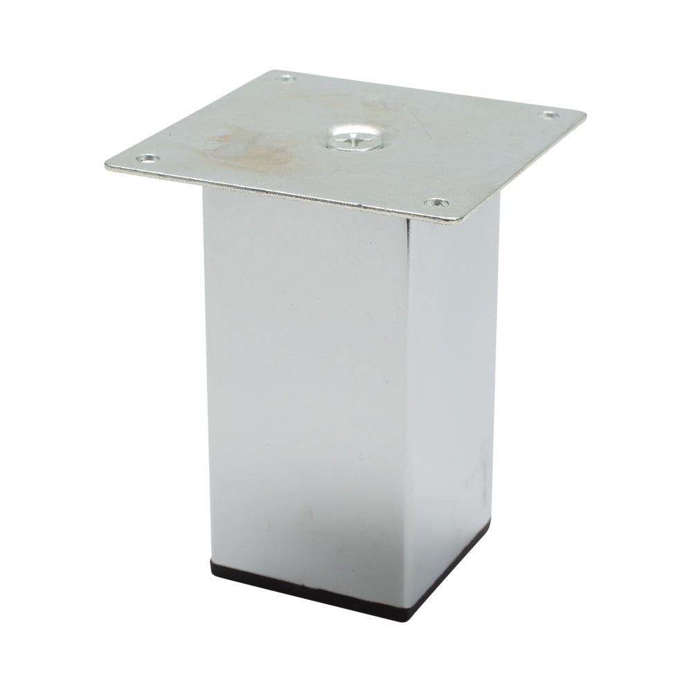 FURNITURE LEG SQUARE 8" TUBE 50MM CH