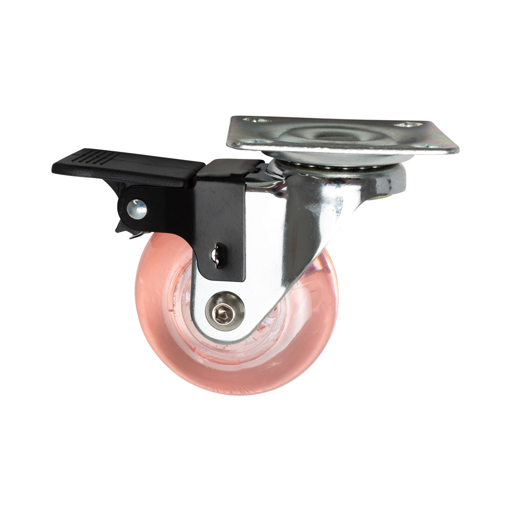 Casters 60Mm Pink Emma