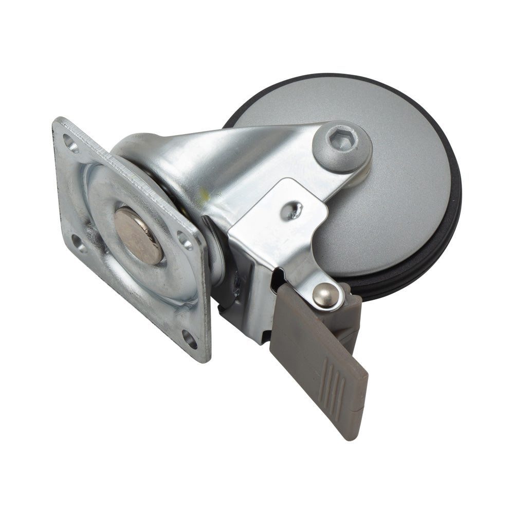 Casters 75Mm Black Lisa With Break