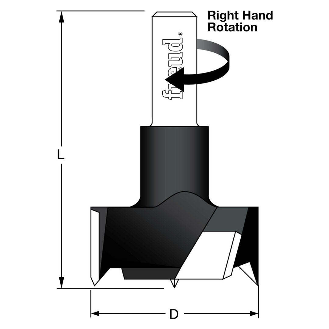 Cylinder (Hinge) Bit