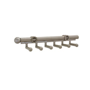 14 in Satin Nickel Belt/Scarf Organizer Satin Nickel  2.81 in (71 mm) W x 13.88 in (353 mm) D x 1.88 in (48 mm) H