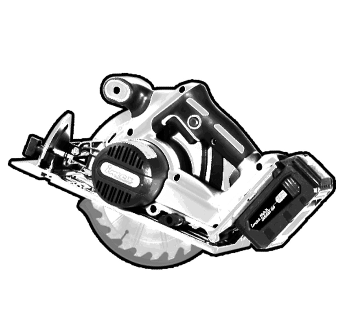 7-1/4" 20V Cordless Brushless Circular Saw with Battery and Charger - IMEX Power Tools