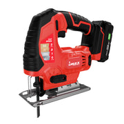 20V Cordless Jig Saw with Battery and Charger - IMEX Power Tools