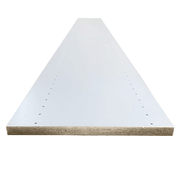 CLOSET PANEL 3/4 12X96 HOLE 1S WHITE