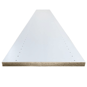 CLOSET PANEL 3/4 16X96 HOLE 2S WHITE