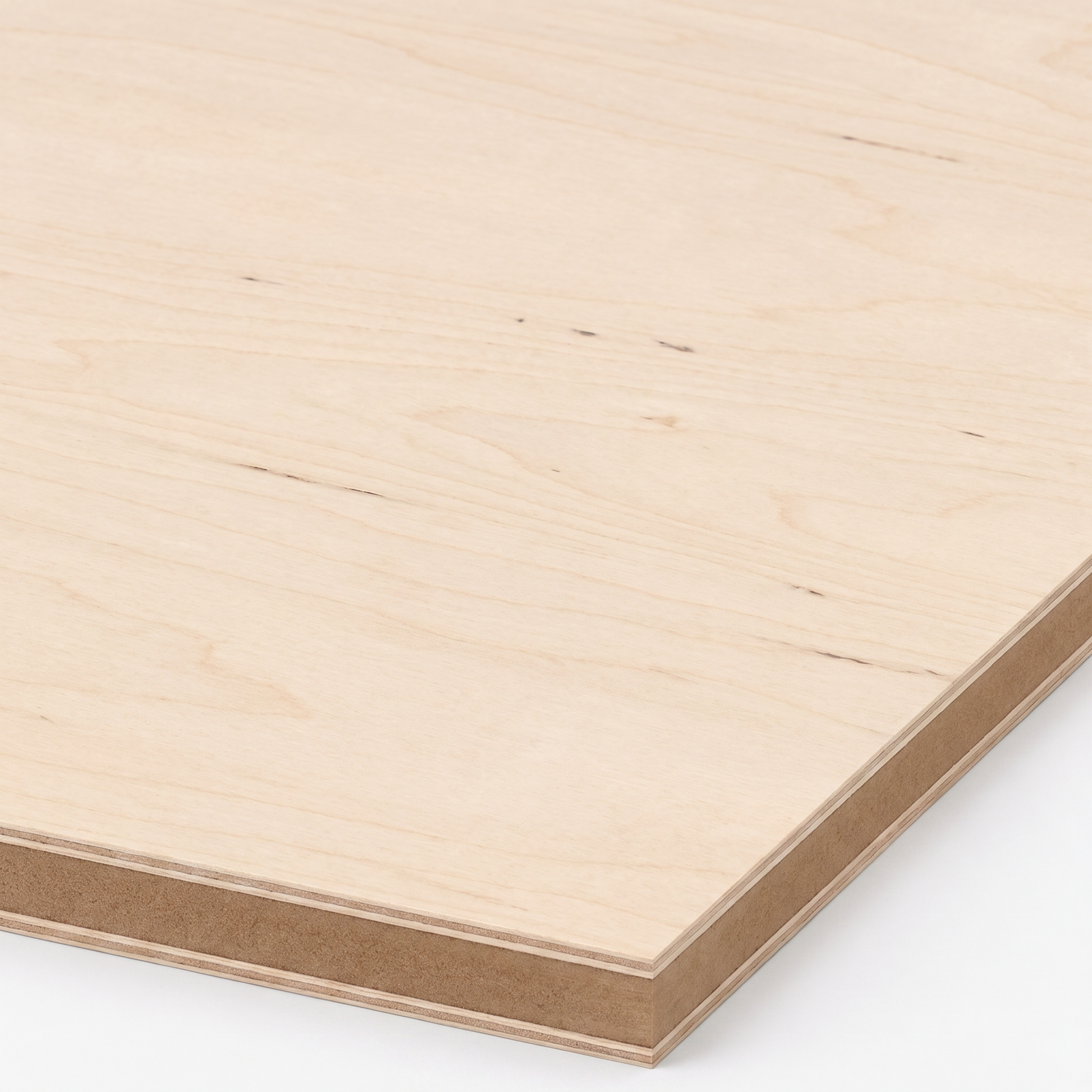 Raw combination core plywood 3/4