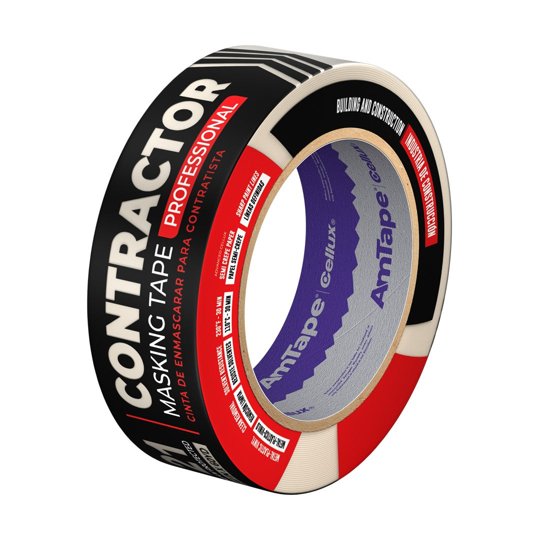 AmTape Contractor Masking Tape White