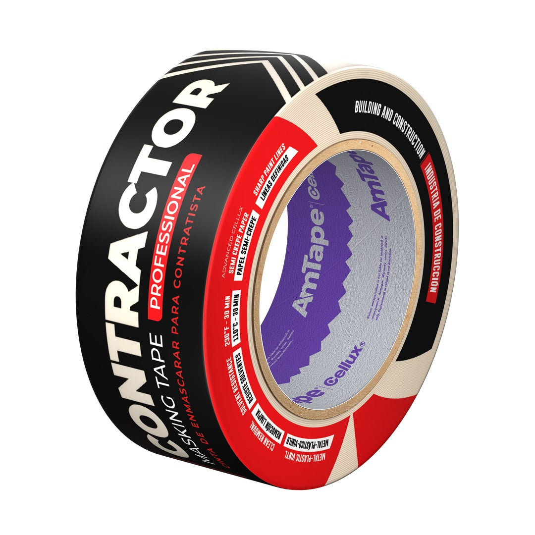 AmTape Contractor Masking Tape White