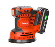 20V Cordless Orbital Sander with Battery and Charger - IMEX Power Tools