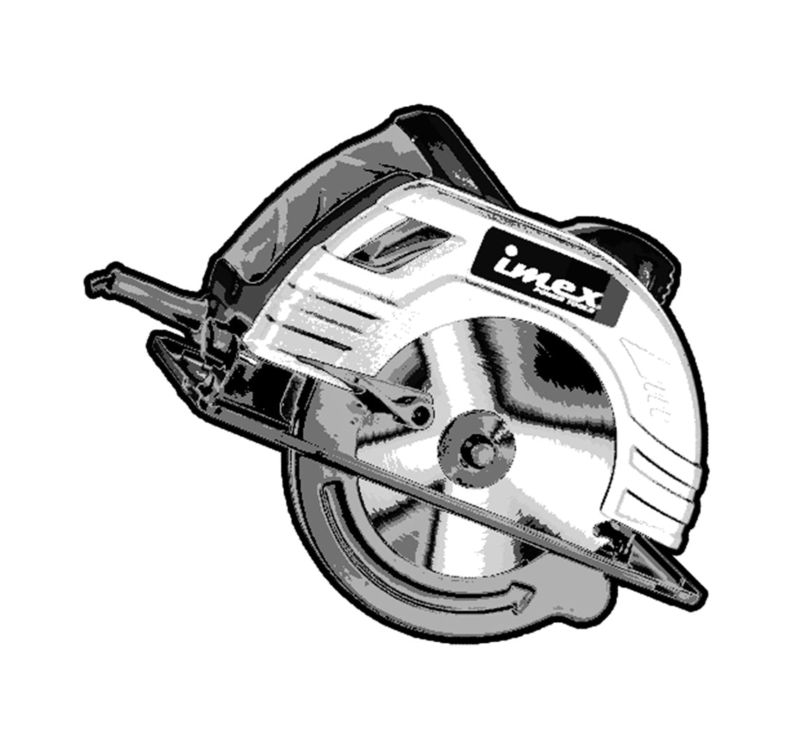 7-1/4" (185 mm) Circular Saw 1400W - IMEX Power Tools