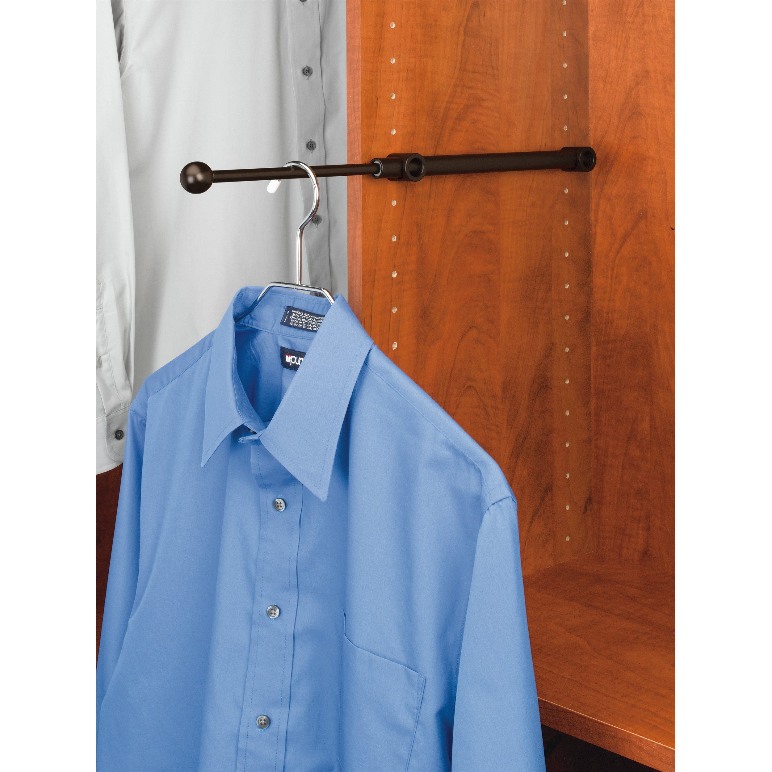 12 in Oil Rubbed Bronze Designer Valet Rod Oil Rubbed Bronze  1.25 in (32 mm) W x 11.88 in (302 mm) D x 1.13 in (29 mm) H