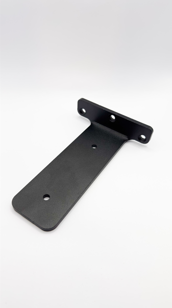 Wall Brackets:Wall 'T' Bracket 056 - 6 Inches - Black