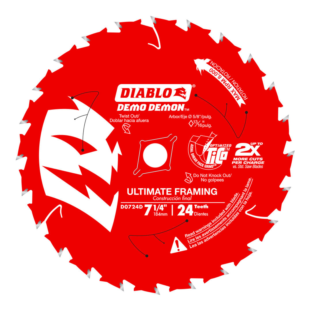 Demo Demon(TM) Ultimate Framing Saw Blade For Wood