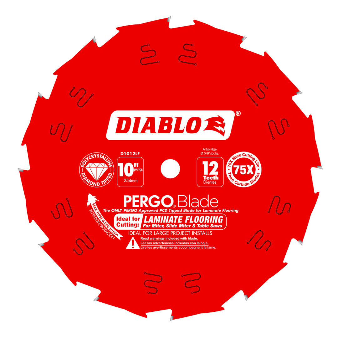 Pergoblade(TM) Saw Blade For Laminate And Wood Flooring