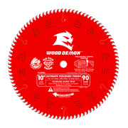 Wood Demon(TM) Ultimate Polished Finish Saw Blade For Wood