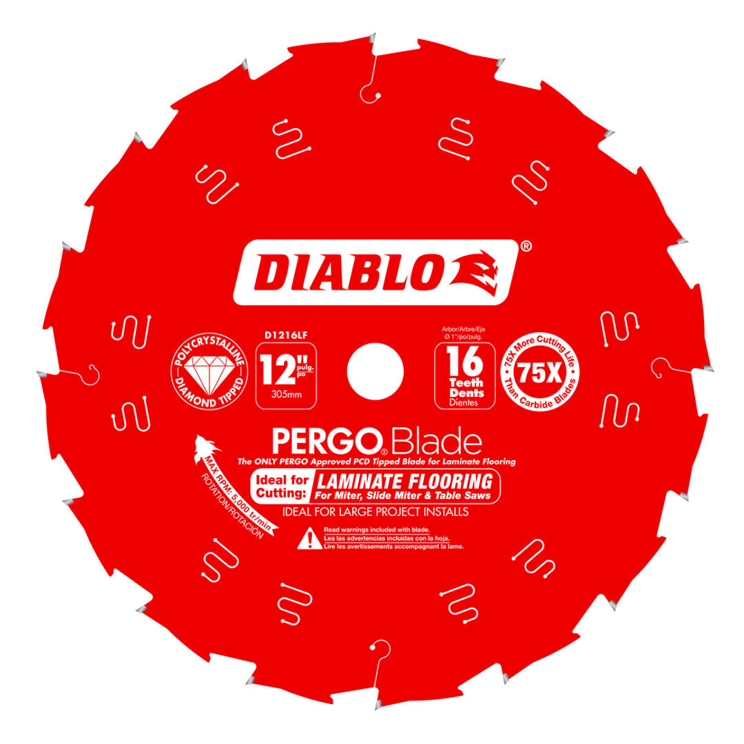 Pergoblade(TM) Saw Blade For Laminate And Wood Flooring