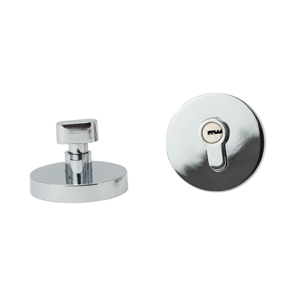 DEAD BOLT ROUND CHROME