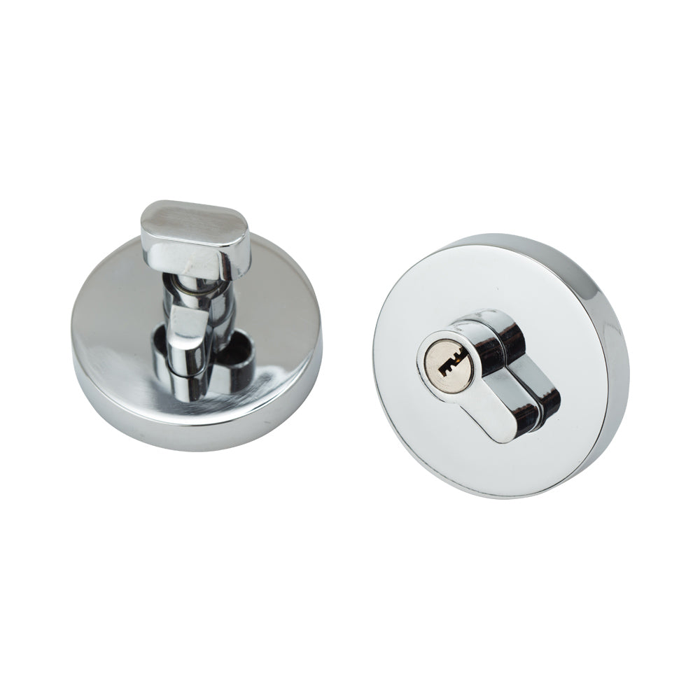 DEAD BOLT ROUND CHROME