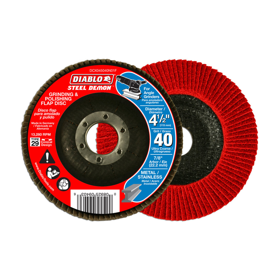 Steel Demon(TM) Type 29 Flap Discs