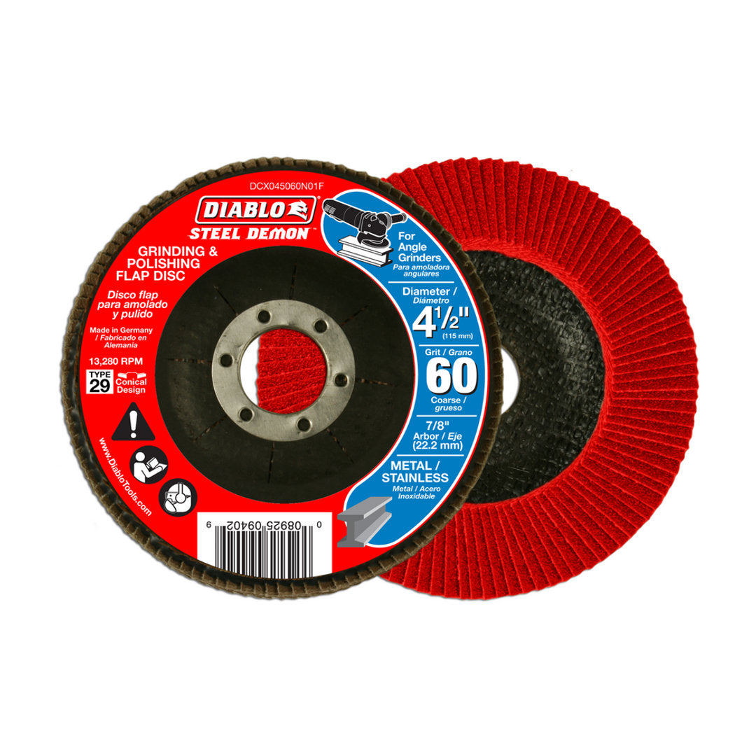 Steel Demon(TM) Type 29 Flap Discs
