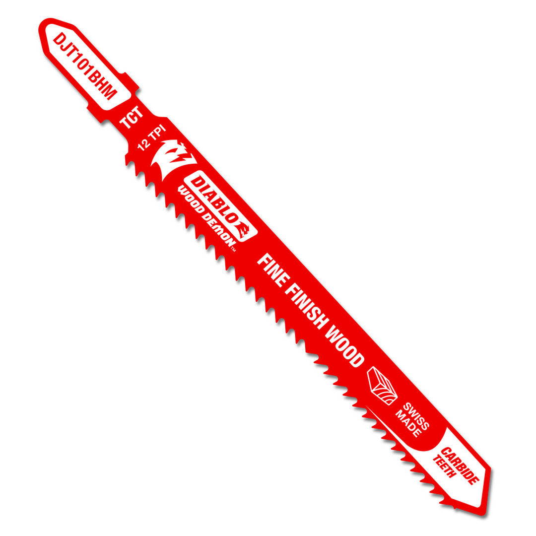 Wood Demon(TM) Carbide Teeth Jig Saw Blade For Fine Finish Wood